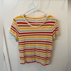 Multicolor Madewell women's top size large